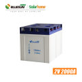 Bluesun batterie fabrication batterie solaire 2v 1500Ah Gel batterie pour système d&#39;énergie solaire